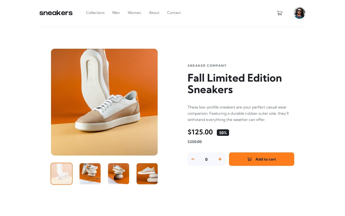 E-commerce Product Page screenshot